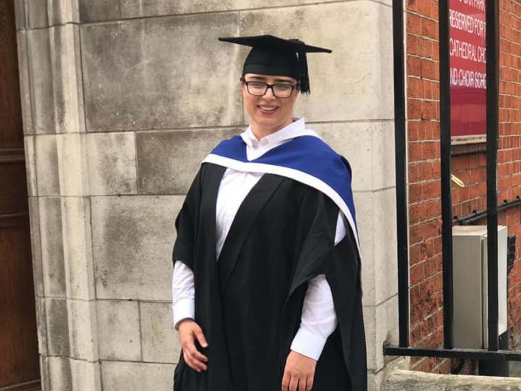 Chelsea McDonagh at graduation.