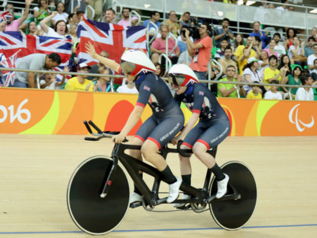 Corrine Hall at the Rio 2016 Paralympics.