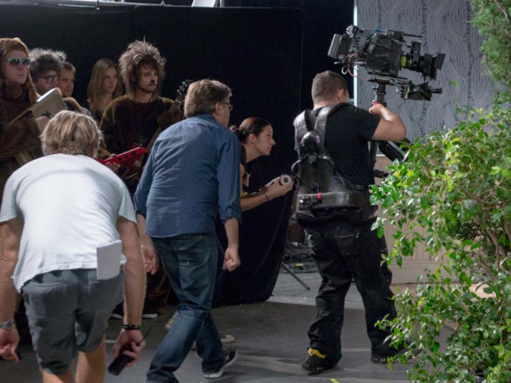 Filming with Taylor Swift